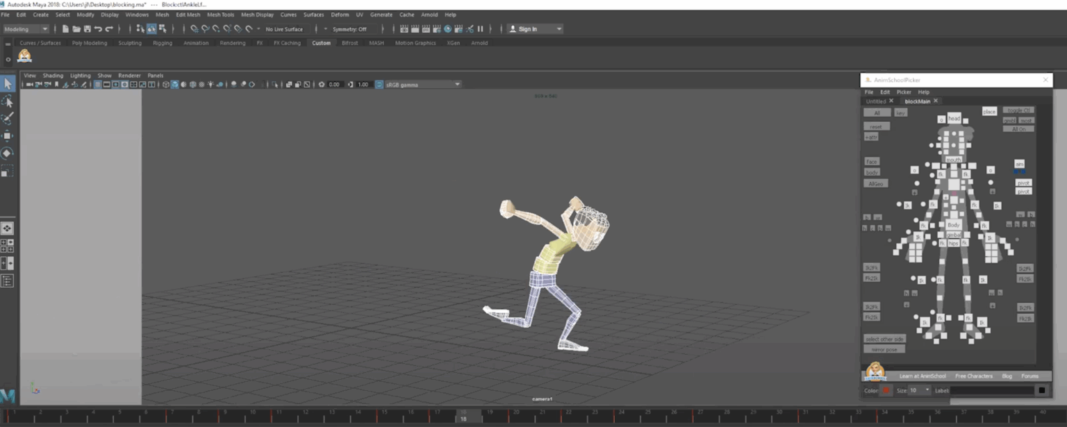 Animation Blocking Graph Blocking Plus Workflow: Timing – AnimSchool Blog